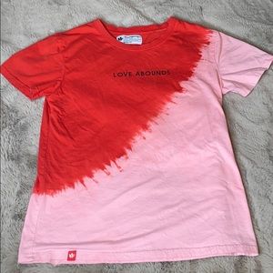 Tie dye dutch bros shirt